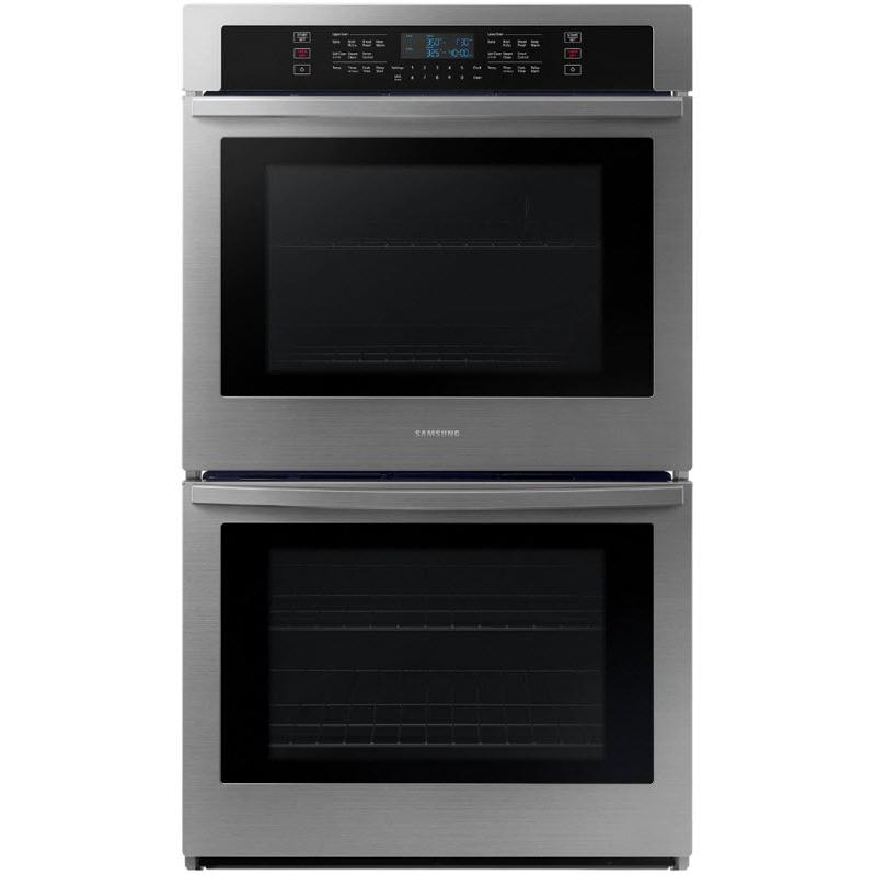 Samsung 30-inch, 10.2 cu.ft. Built-in Double Wall Oven with Wi-Fi Connectivity NV51T5511DS/AA IMAGE 1