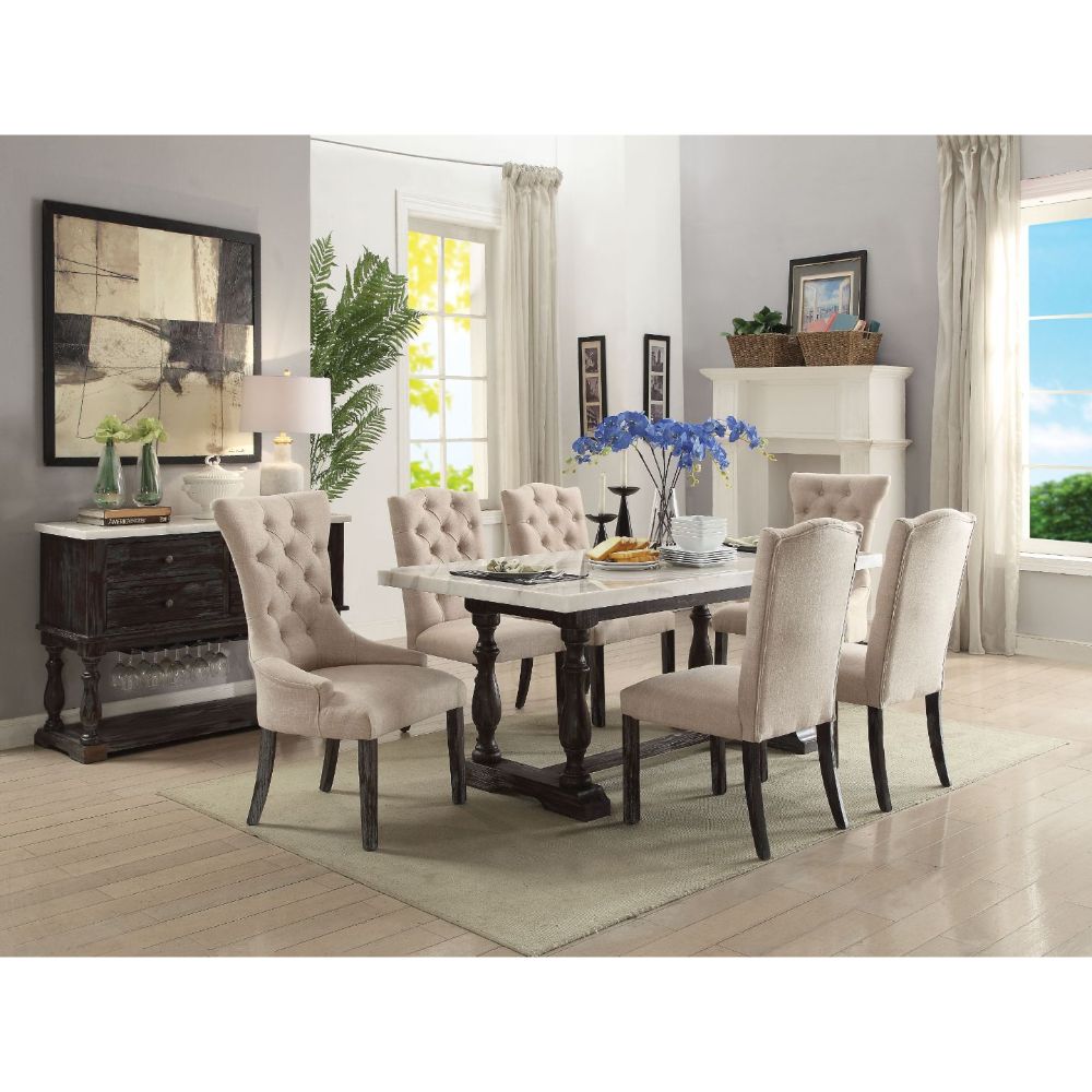 Mesa de comedor rectangular Gerardo de 183 cm de largo
