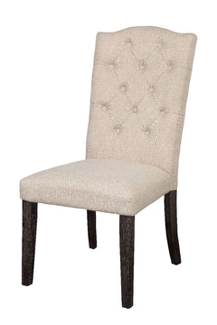 Silla auxiliar tapizada Gerardo de 41" de alto (juego de 2)