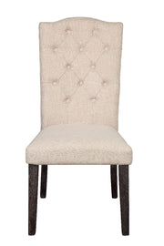 Silla auxiliar tapizada Gerardo de 41" de alto (juego de 2)