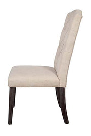 Silla auxiliar tapizada Gerardo de 41" de alto (juego de 2)