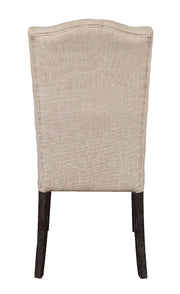 Silla auxiliar tapizada Gerardo de 41" de alto (juego de 2)
