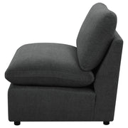 Collins Modular Armless Chair Grey