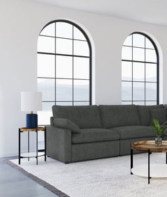 Collins Modular Power Armless Recliner Dark Grey