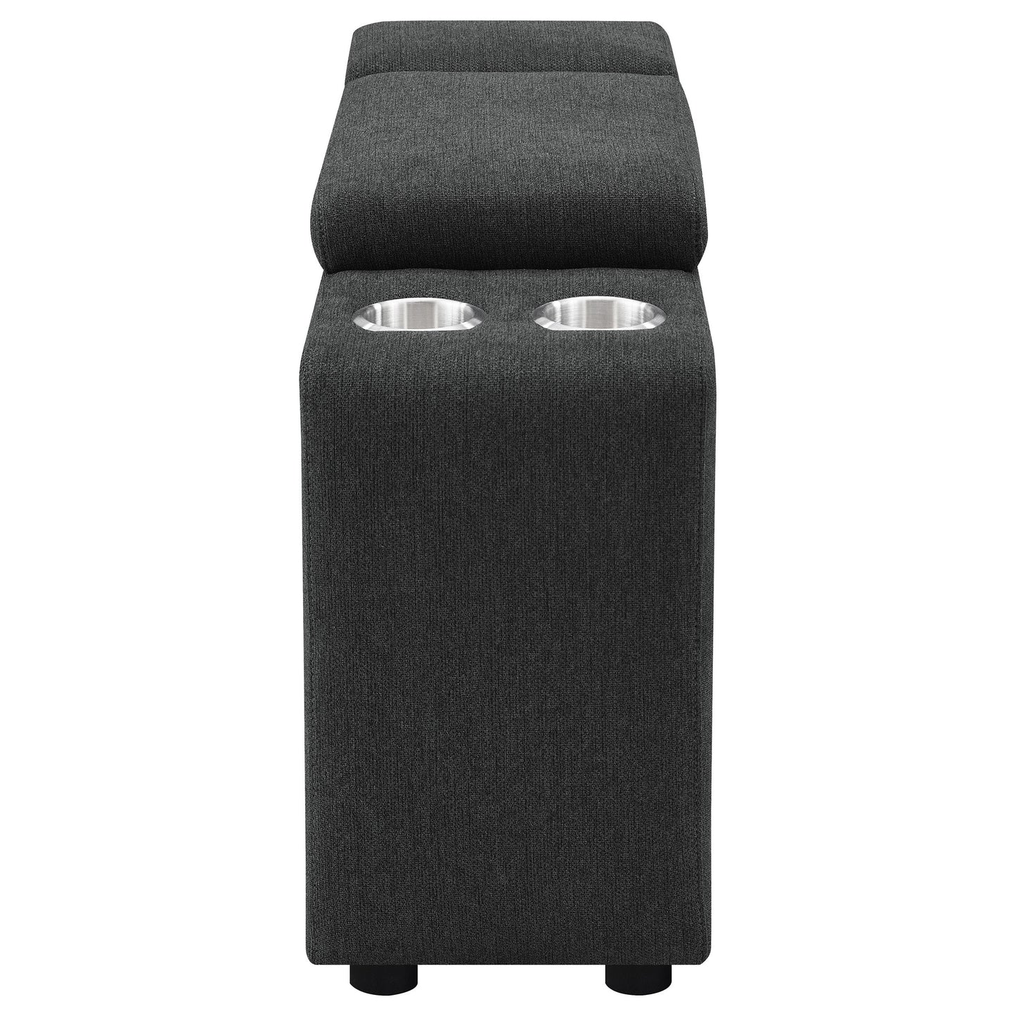 Collins Modular Power Armless Recliner Dark Grey