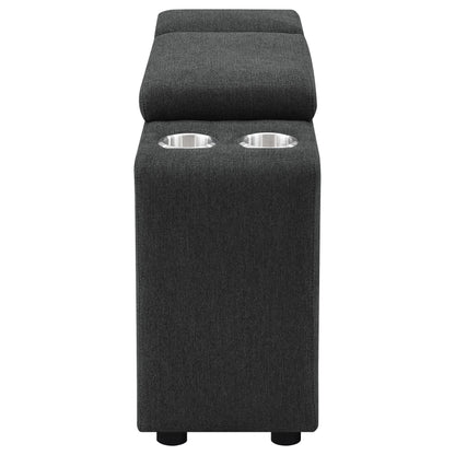 Collins Modular Power Armless Recliner Dark Grey