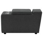 Collins Modular Power Armless Recliner Dark Grey