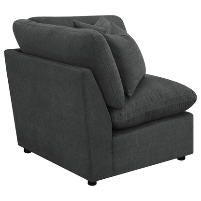 Collins Modular Power Armless Recliner Dark Grey