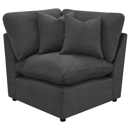 Collins Modular Power Armless Recliner Dark Grey