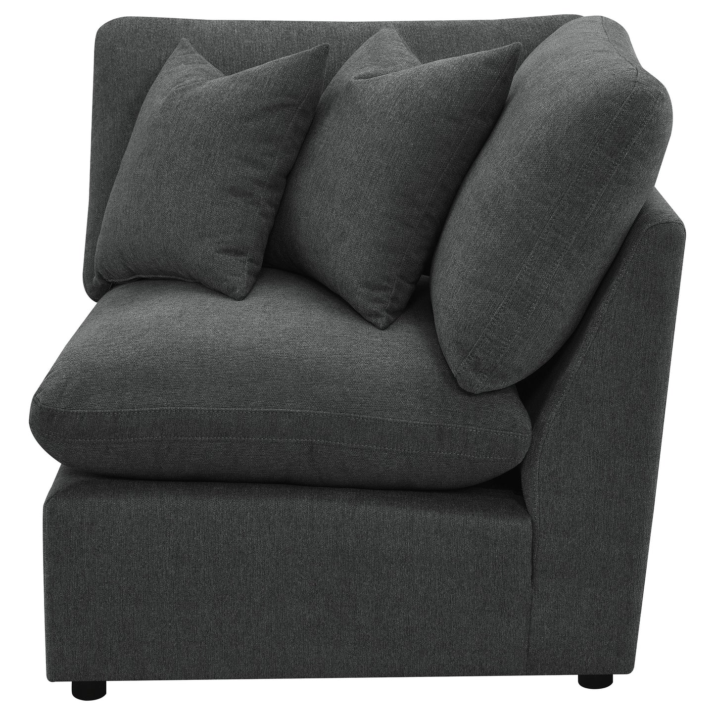 Collins Modular Power Armless Recliner Dark Grey