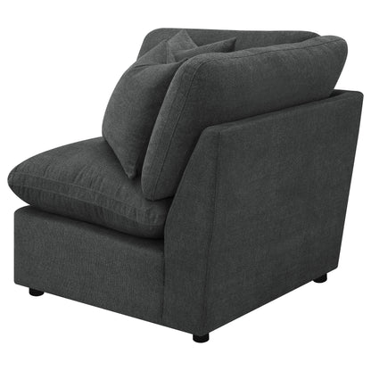 Collins Modular Power Armless Recliner Dark Grey