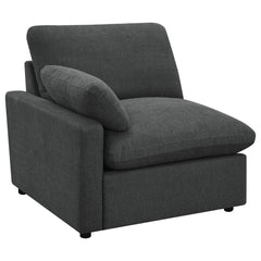 Collins Modular Power Armless Recliner Dark Grey