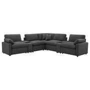 Collins Modular Power Reclining Sectional Dark Grey