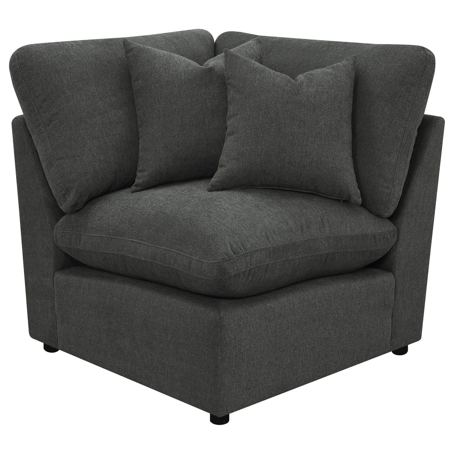 Sofá modular reclinable eléctrico Collins gris oscuro