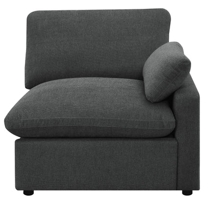 Collins Modular Power Armless Recliner Dark Grey