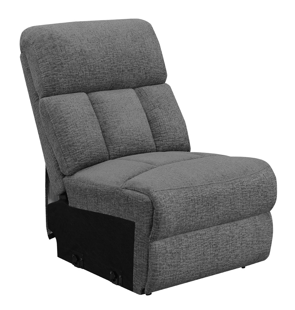Bahrain UpholsteredRecliner Charcoal