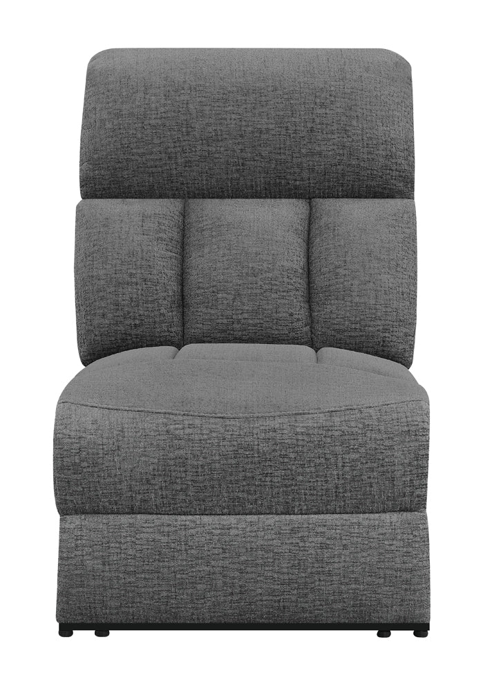 Bahrain UpholsteredRecliner Charcoal