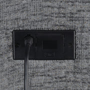 Bahrain UpholsteredRecliner Charcoal