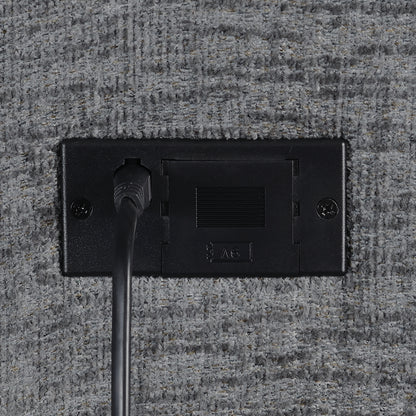 Bahrain UpholsteredRecliner Charcoal