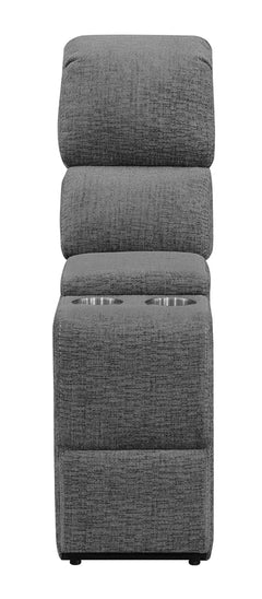 Bahrain UpholsteredRecliner Charcoal