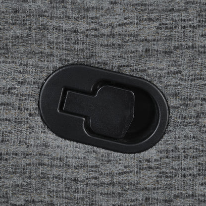 Bahrain UpholsteredRecliner Charcoal