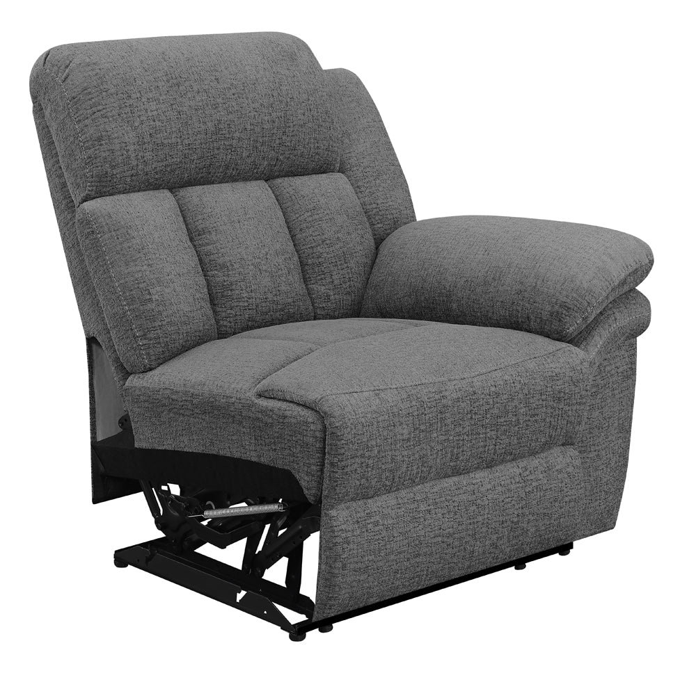 Bahrain UpholsteredRecliner Charcoal