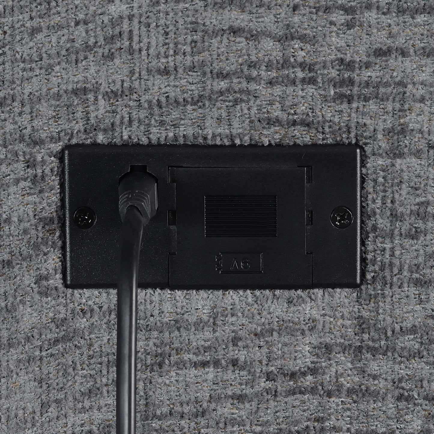 Bahrain Upholstered Motion Sofa Charcoal