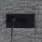 Bahrain Upholstered Motion Sofa Charcoal