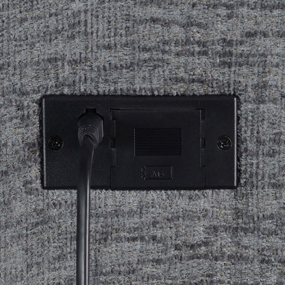 Bahrain Upholstered Motion Sofa Charcoal