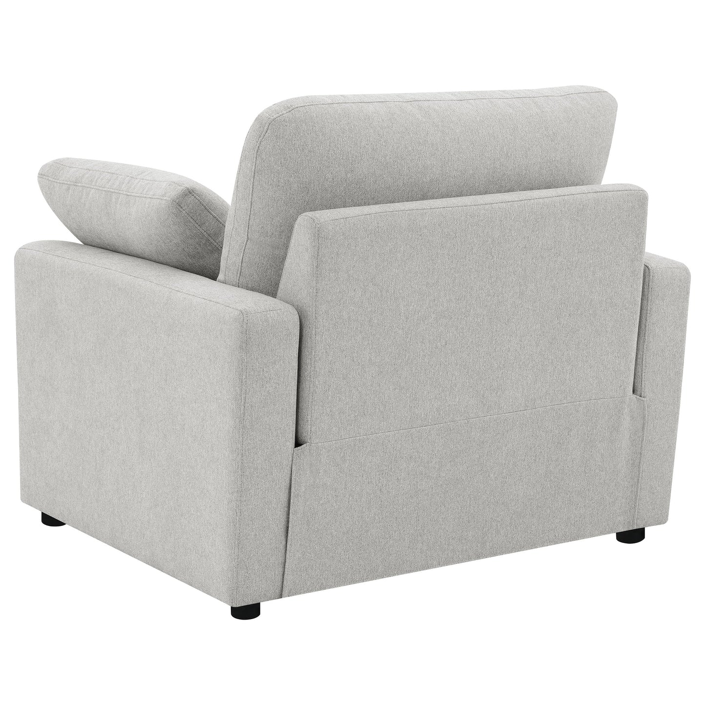 Sillón reclinable eléctrico tapizado Collins gris oscuro