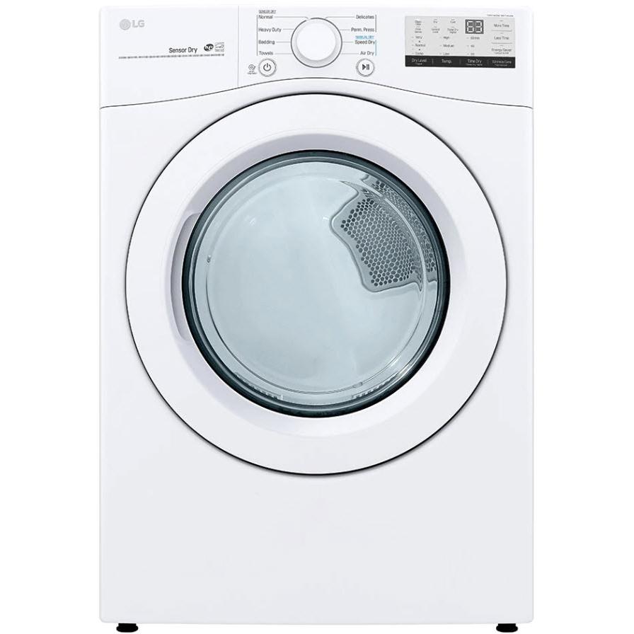  LG 7.4 cu.ft. Electric Dryer with SmartDiagnosis™ DLE3400W IMAGE 1