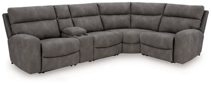 Next-Gen Durapella 5-Piece Power Reclining Sectional