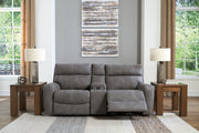 Next-Gen Durapella 3-Piece Power Reclining Sectional Loveseat with Console