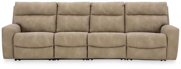 Next-Gen Durapella 4-Piece Power Reclining Sectional