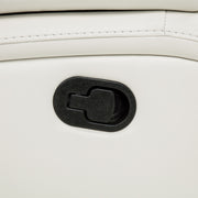 Camila Upholstered Motion Reclining Loveseat White