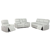 Conjunto de sofá reclinable eléctrico Greenfield gris paloma
