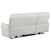 Conjunto de sofá reclinable eléctrico Greenfield gris paloma