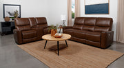 Conjunto de sofá reclinable eléctrico Greenfield gris paloma