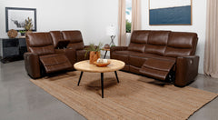 Greenfield Power Reclining Sofa Set Dove Grey