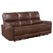 Conjunto de sofá reclinable eléctrico Greenfield gris paloma