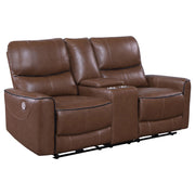 Conjunto de sofá reclinable eléctrico Greenfield gris paloma