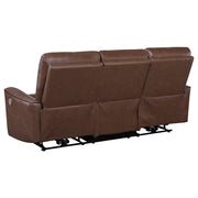Conjunto de sofá reclinable eléctrico Greenfield gris paloma