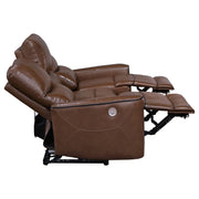 Conjunto de sofá reclinable eléctrico Greenfield gris paloma