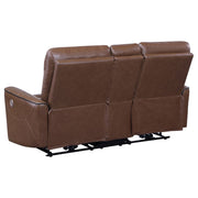 Conjunto de sofá reclinable eléctrico Greenfield gris paloma