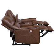 Greenfield Upholstered Power Reclining Loveseat Dove Grey