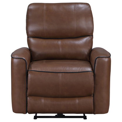 Greenfield Upholstered Power Recliner Chair Dove Grey