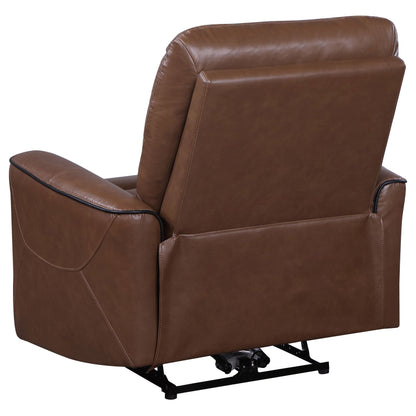 Greenfield Upholstered Power Recliner Chair Dove Grey