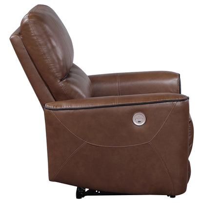 Greenfield Upholstered Power Recliner Chair Dove Grey