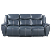 Sloane Upholstered Reclining Living Room Set Blue