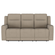 Brentwood Upholstered Reclining Sofa Set Charcoal